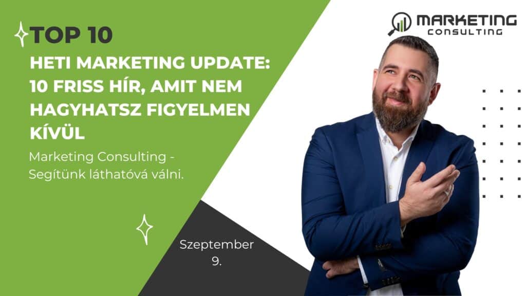 Heti online marketing trendek 2025 szeptember