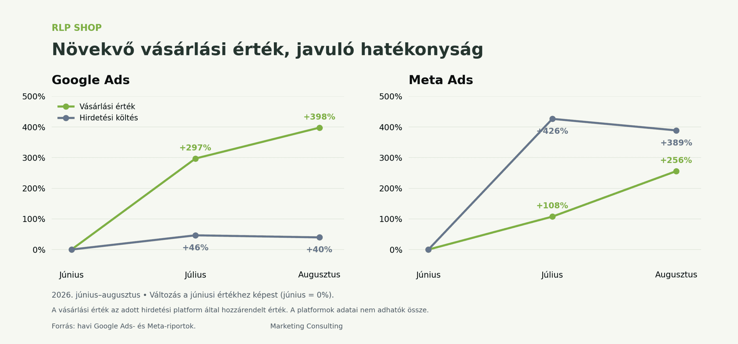 RLP Higiénia Kft. eredmények